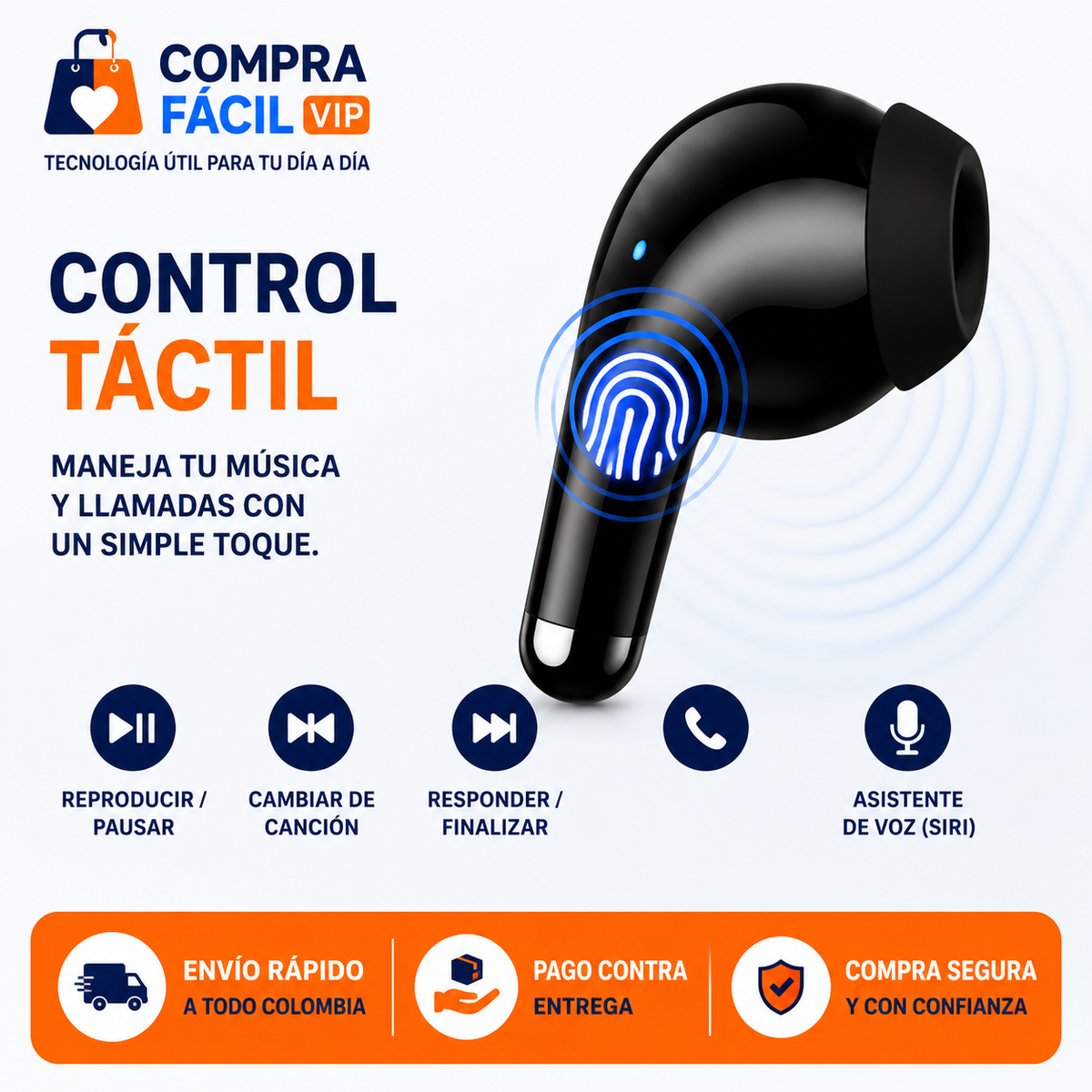 🎧 Audífonos Inalámbricos Lenovo LP40 Pro | Bluetooth 5.1
