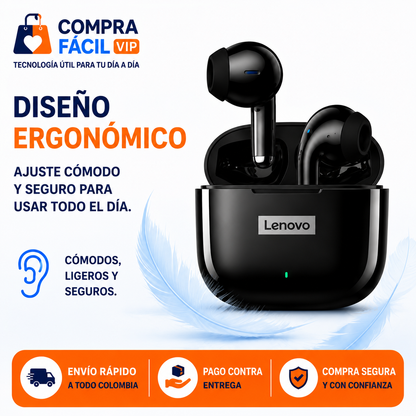 🎧 Audífonos Inalámbricos Lenovo LP40 Pro | Bluetooth 5.1